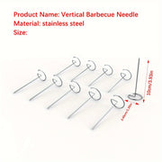 10/20/30 dona Havo Fryer Aksessuarlar Pishirish, Vertikal Gril, BBQ Pishirish uchun Nikel Qoplamali Po'latdan.