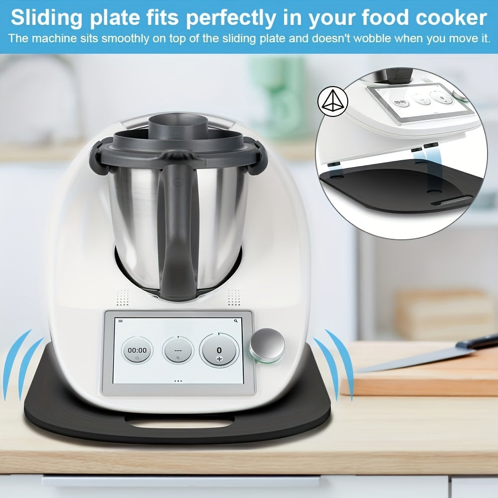 Plato deslizante de madera premium para procesadores de alimentos cocina al aire libre opción de acrílico duradero