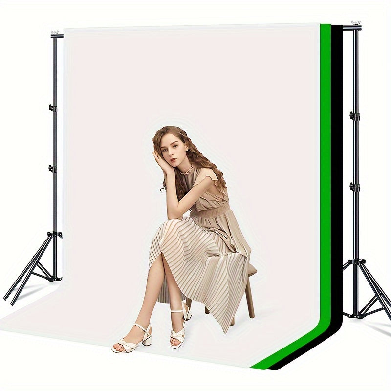 Adjustable Iron Backdrop Stand for Portrait and Green Screen Photography