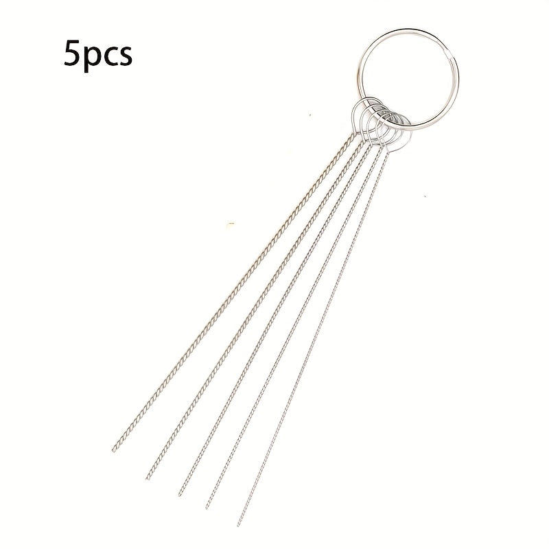 Универсальный набор для очистки карбюратора, инструменты из нержавеющей стали с щетками и насадками