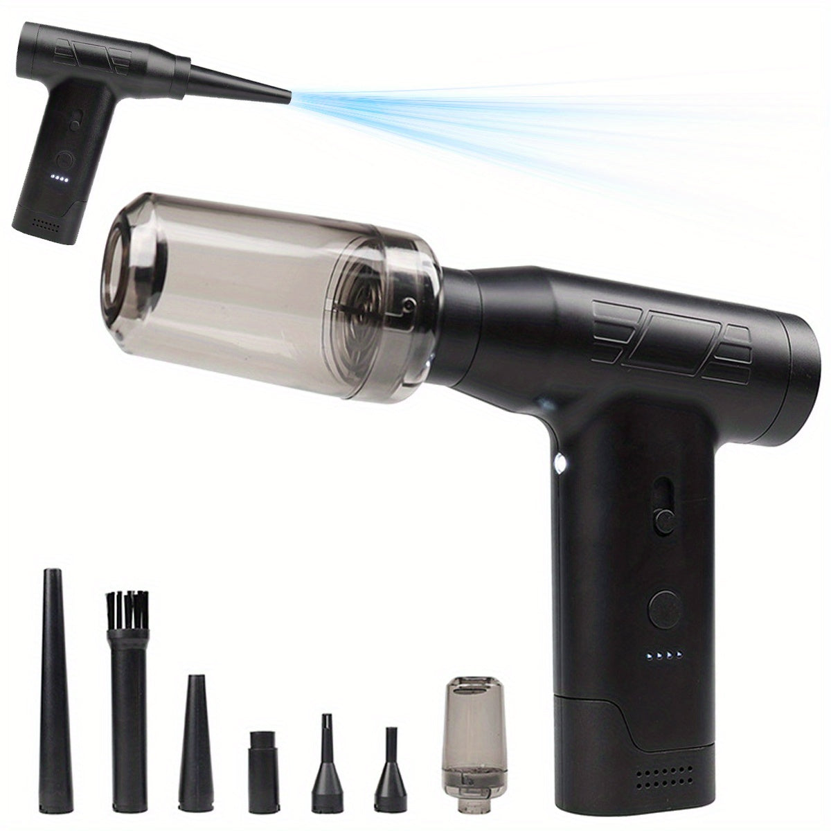 Портативный ручной воздуходув с турбонагнетателем высокой скорости 130000 об/мин