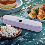 Qizil kompakta oziq-ovqat vakuum yopish uchun USB bilan quvvatlanadigan batareyali yopish uchun mo'ljallangan oshxona va tashqi foydalanish uchun