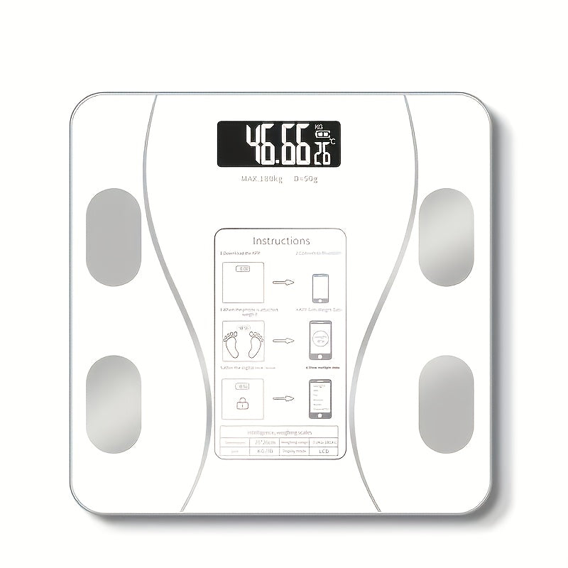 Wireless Smart Digital Weight Scale with LCD Display for Home and Office