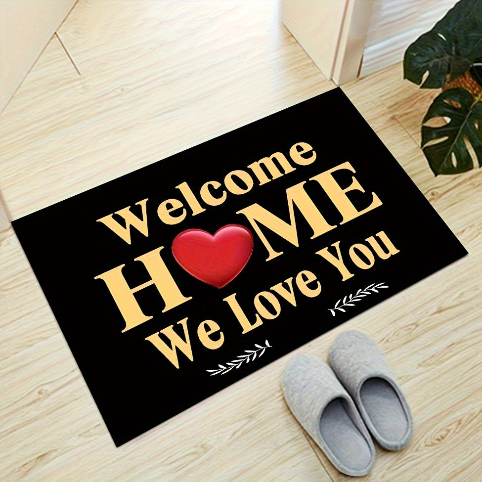 Felpudo de bienvenida para el hogar, interior y exterior, alfombra antideslizante, alfombra para autocaravana, patio, alfombra