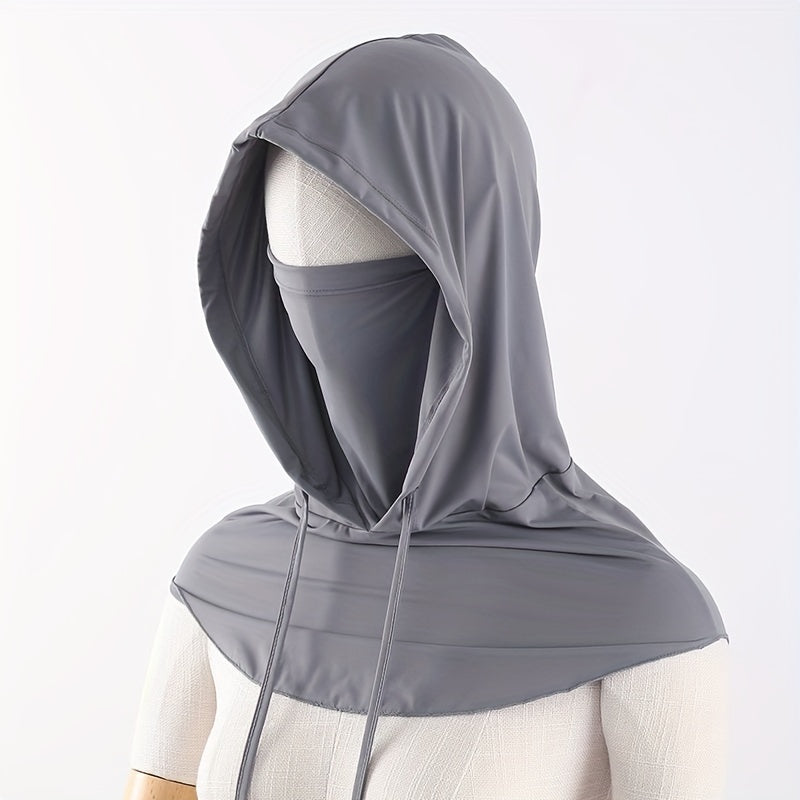 Sun Protection Hat with Hood and Neck Gaiter for Outdoor UV Protection Breathable Lightweight