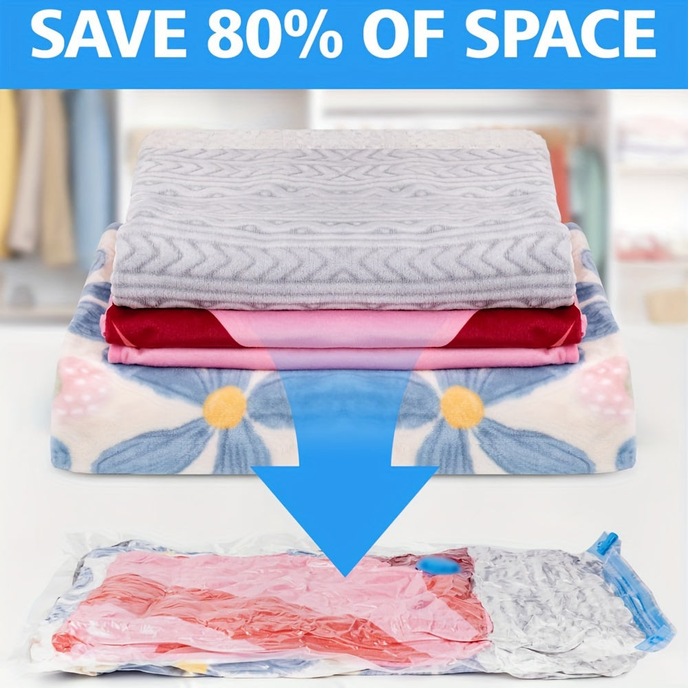 Paquete de 5 bolsas de plástico transparente para selladora al vacío con cierre de cremallera