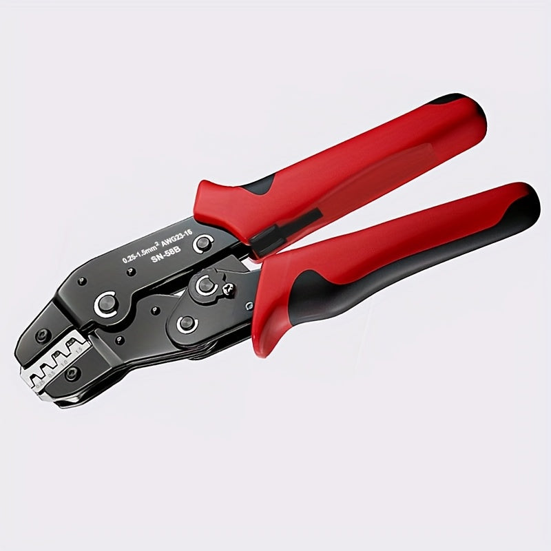 Manual Crimper Tool for JST Dupont SATA Terminals with Carbon Steel Handle AWG 23-16