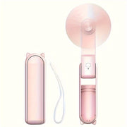 Rechargeable Handheld Fan with Adjustable Speed Foldable Portable Fan for Travel Outdoor Use