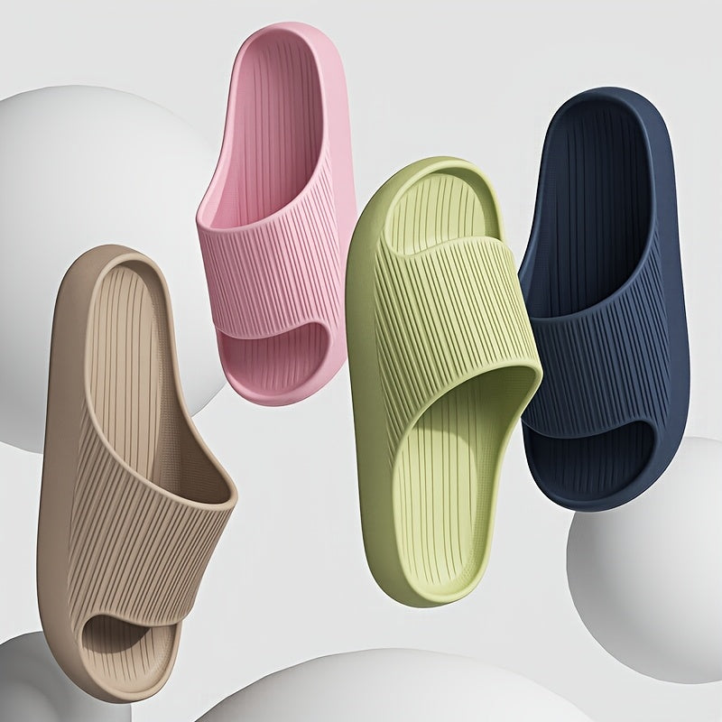 Ayollar uchun EVA slayd sandalki, sirpanmaydigan, ichki va tashqi foydalanish uchun, ochiq uchi, 4 ta rangda