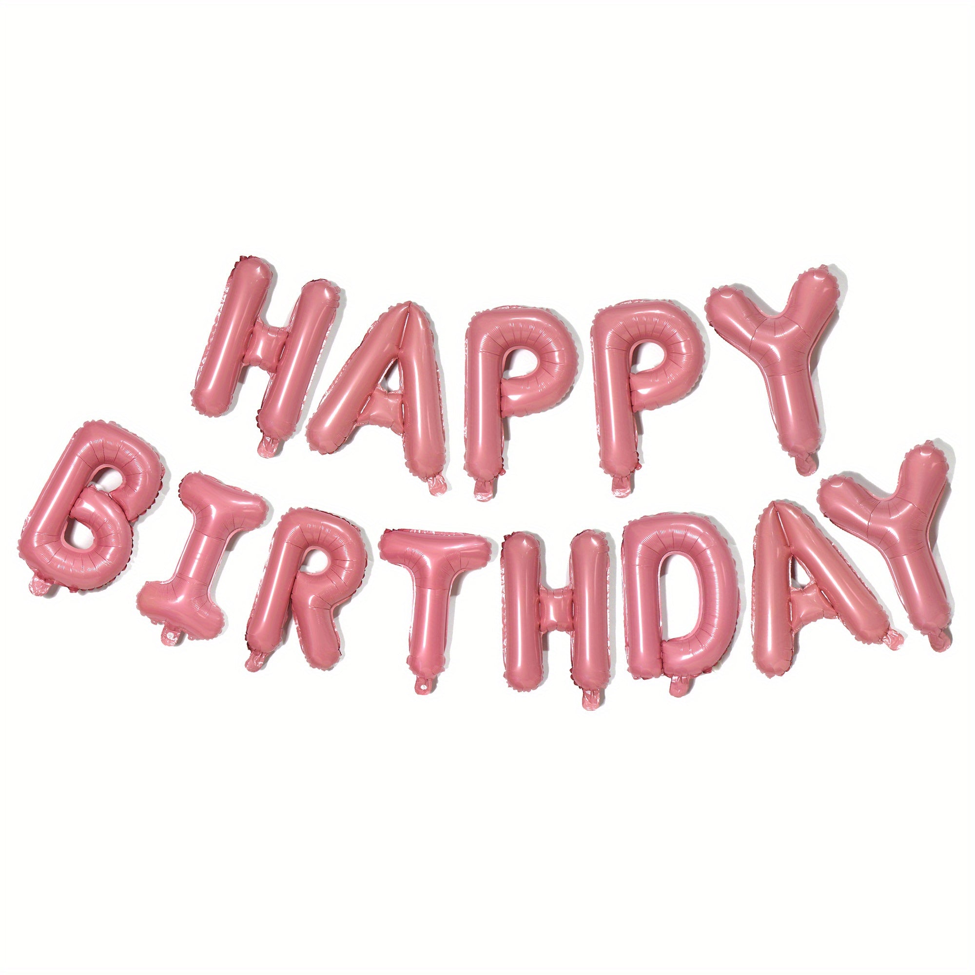 16-Inch Happy Birthday Letter Balloon Set Aluminum Film Party Decorations