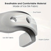 Adjustable Neck Support Brace for Snoring and Neck Pain Relief Memory Foam