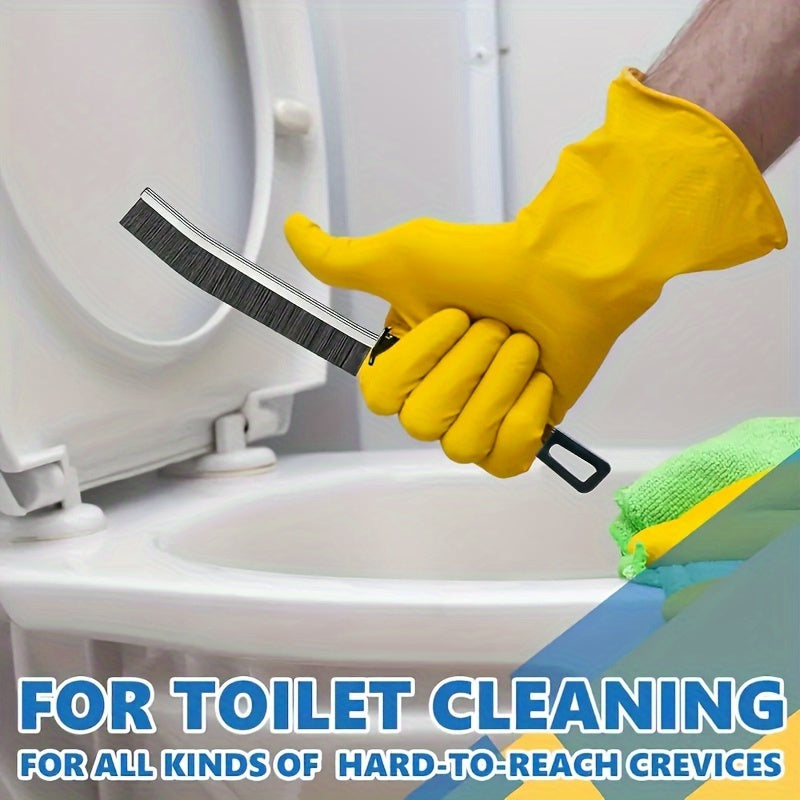 Qiyin erishiladigan joylar uchun uzun tutqichli tozalash cho'tkasi - Oshxona plitkalari, hammom, deraza yo'llari va sirg'aluvchi eshik yoriqlarini tozalash uchun ideal - Elektr energiyasini talab qilmaydi