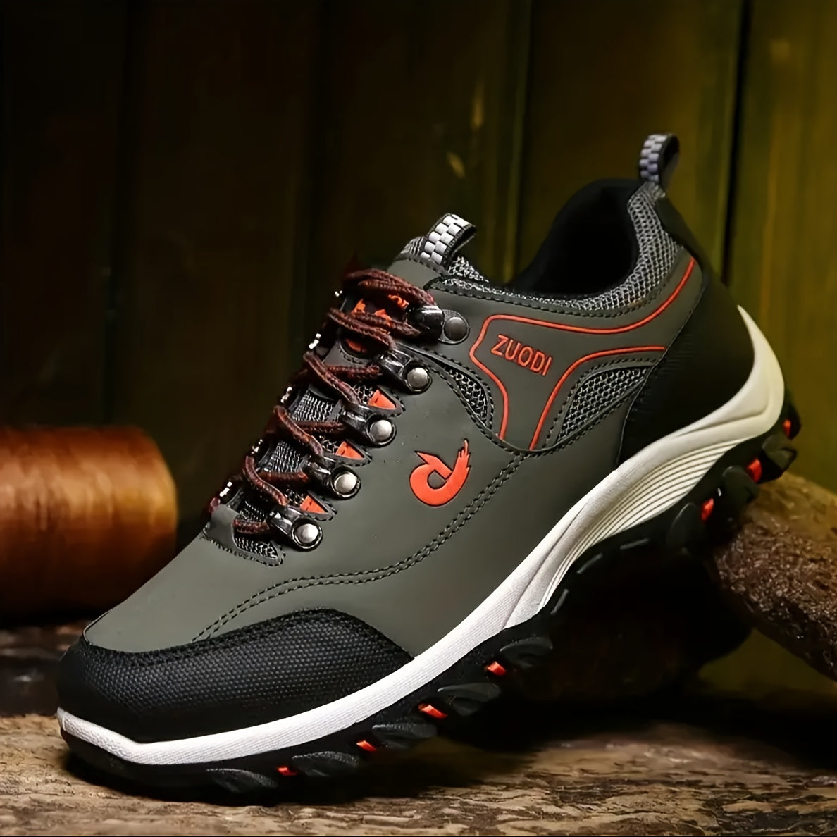 Men's Thermal Hiking Sneakers with Plush Lining Non-Slip Outsole All-Season