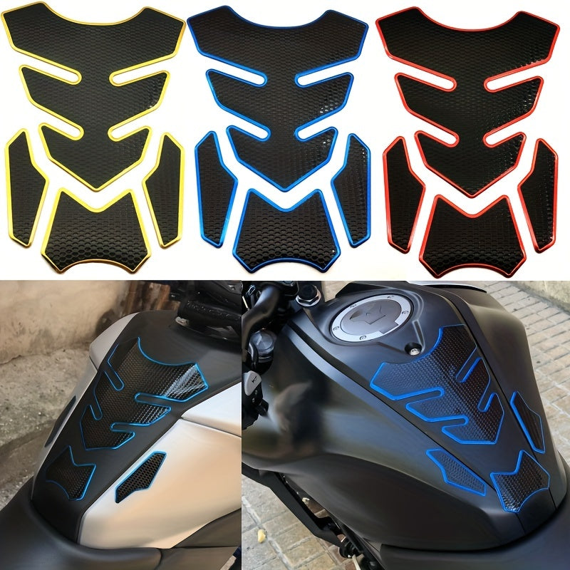 Reflective 3D Motorcycle Sticker Decal Rubber Waterproof Easy Apply Off-Road Bikes