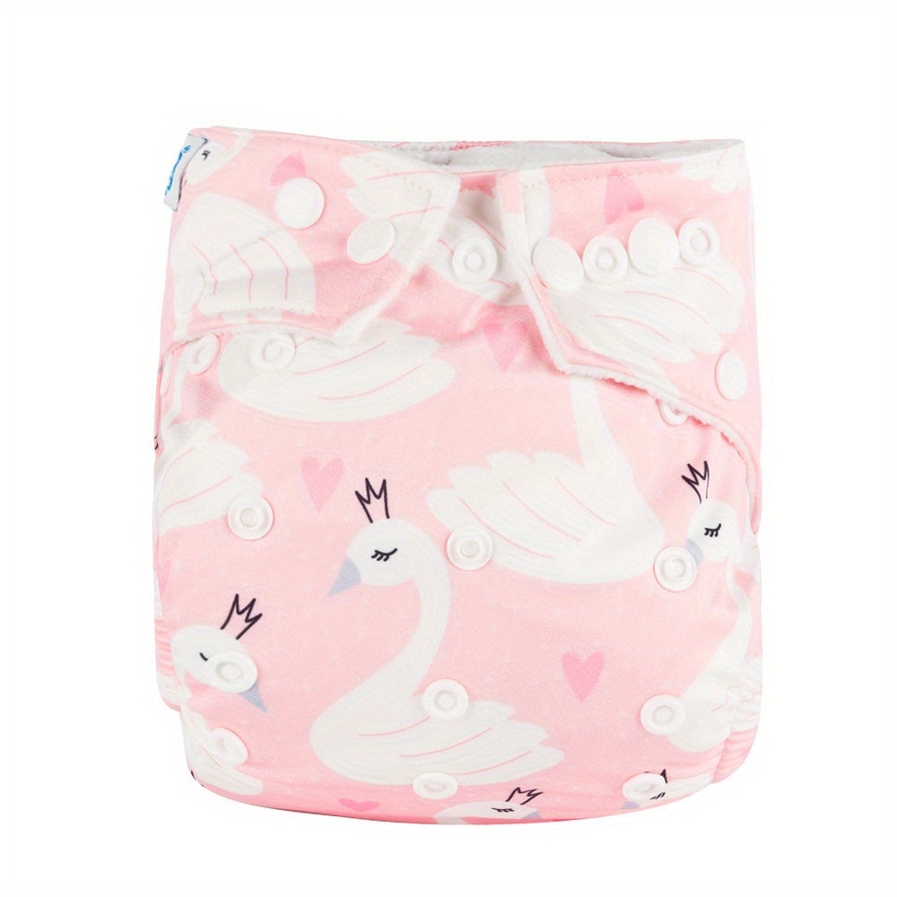 Adjustable Reusable Waterproof Cloth Diapers for Baby Girls and Boys