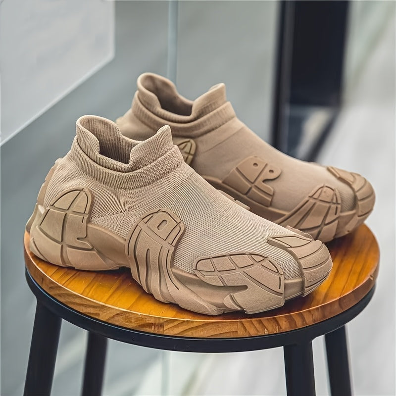 Men's Low Top Fabric Sneakers with PVC Sole and Fabric Insole for Casual Wear