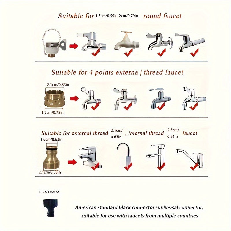 Расширяемый шланг для распыления под высоким давлением с регулируемой насадкой для эффективной мойки автомобилей и полива сада. Прочный серо-черный полосатый шланг длиной 15 м.