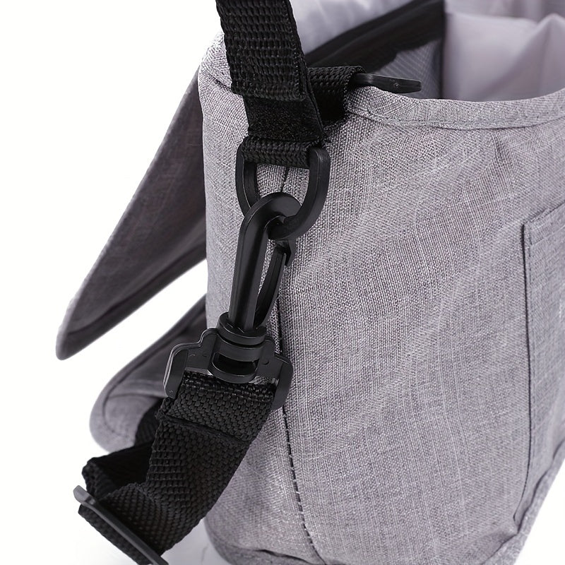 Stroller Organizer Bag with Diaper Pouch Cup Holder and Shoulder Straps for Baby Care