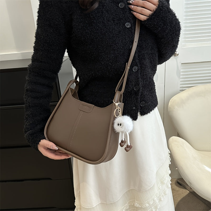 Women's Large Tote Bag with Zipper Closure for Work and Commute in Black White Coffee