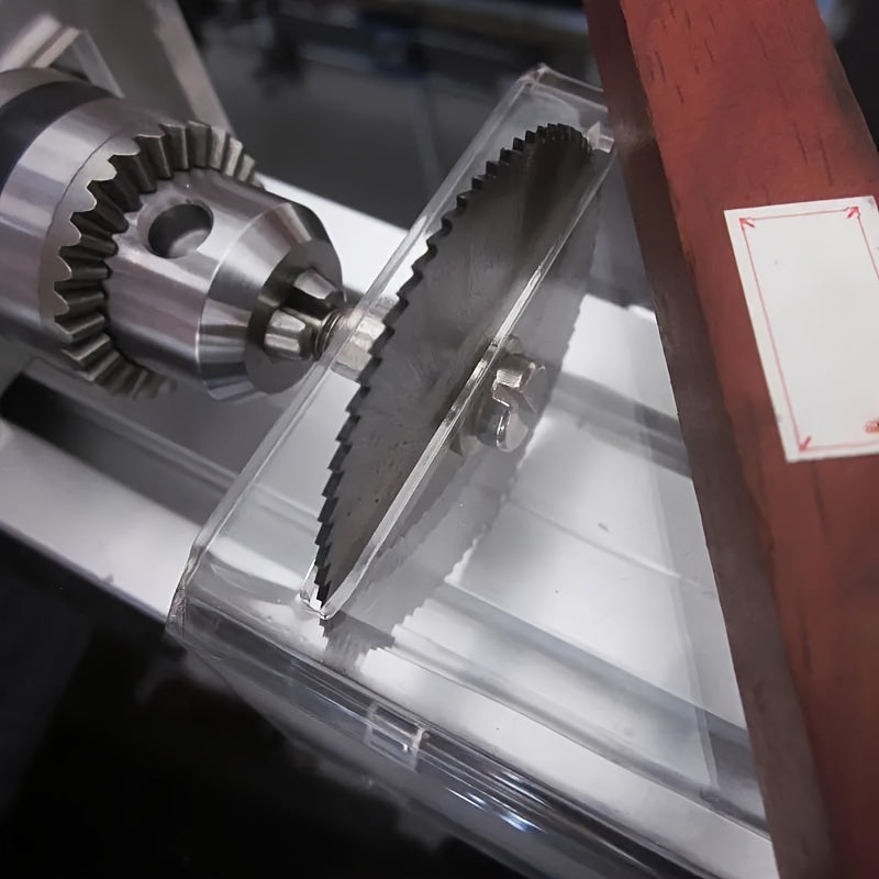 Mini DIY Woodworking Lathe Set for Grinding Polishing and Cutting 110-240V