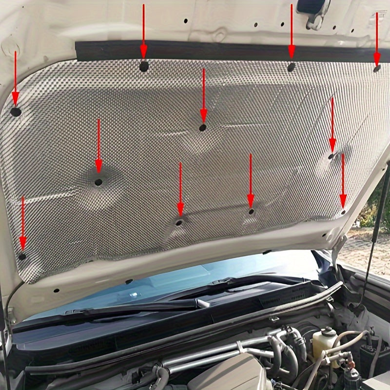 10Piezas de clips de retención de aislamiento de capó de plástico para sujetadores de capó de coche