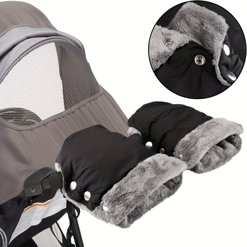 Warm Winter Gloves for Strollers Bikes and Trailers Waterproof Fleece Gear