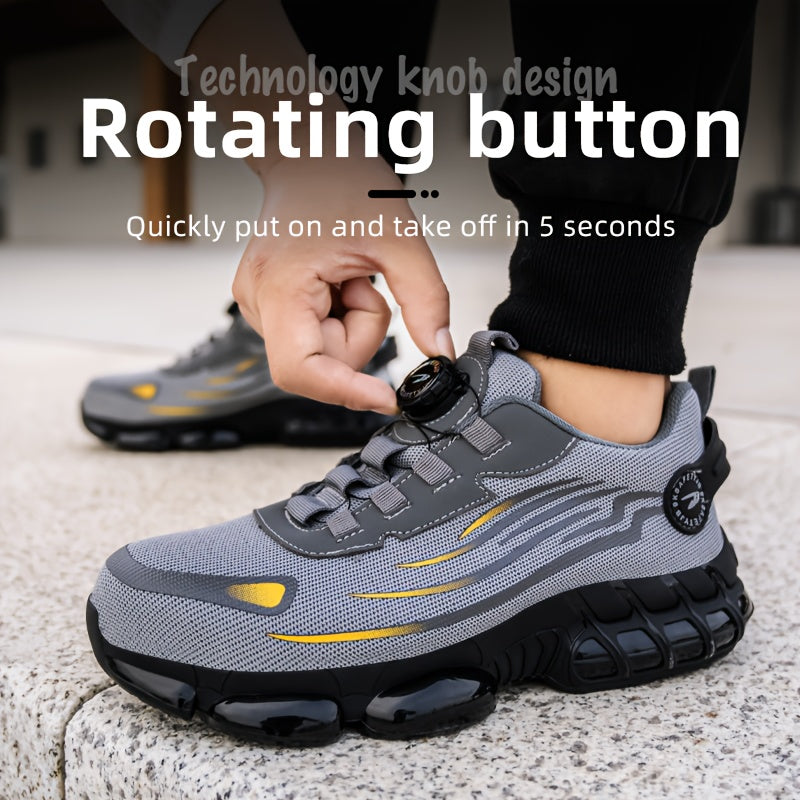 Barcha mavsumlar uchun nafas oladigan mato, pastki poyabzal, dumaloq barmoqli, elastik yopilish va oltin bosh qopqog'i bilan sport poyabzali