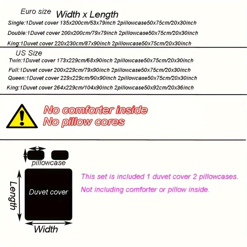 Conjunto de ropa de cama estilo bohemio de 3 piezas, funda nórdica y fundas de almohada para dormitorio o habitación de invitados