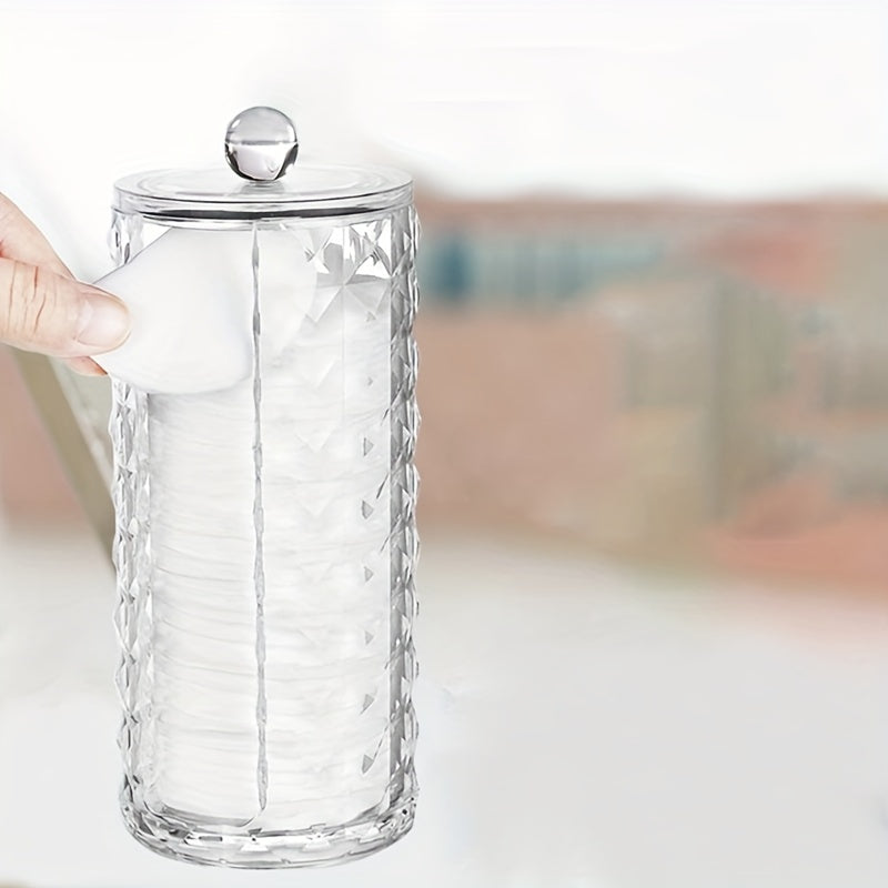 Organizador de lazo para cabello de acrílico y cosméticos para almacenamiento en la encimera del baño