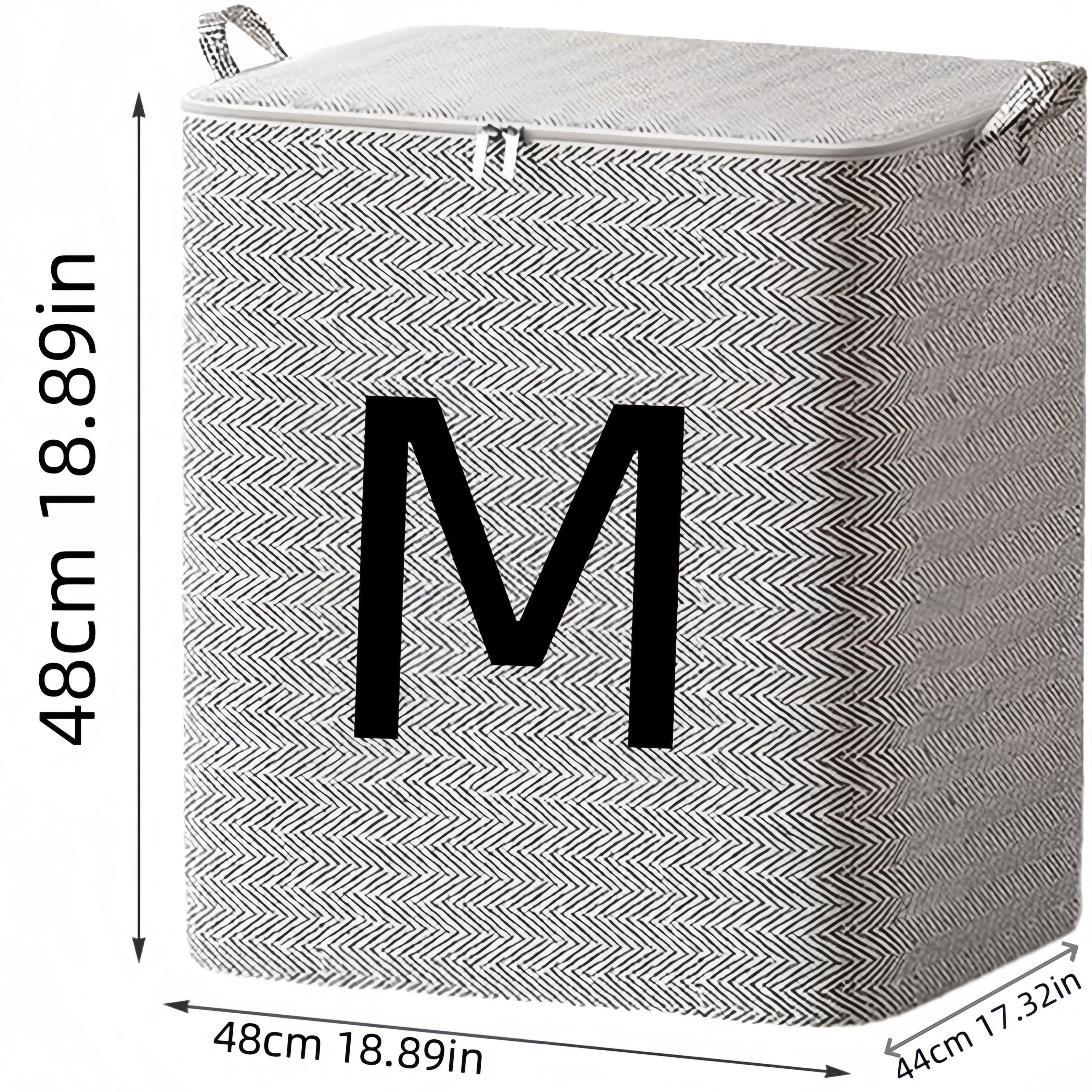 Polyethylene Under-Bed Storage Bins Set of 2 with Handles for Clothes and Quilts