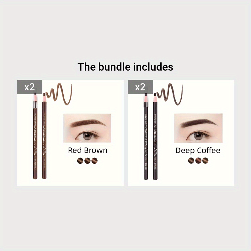 Женский водостойкий карандаш для бровей, тонкая пудра для бровей, стойкий макияж