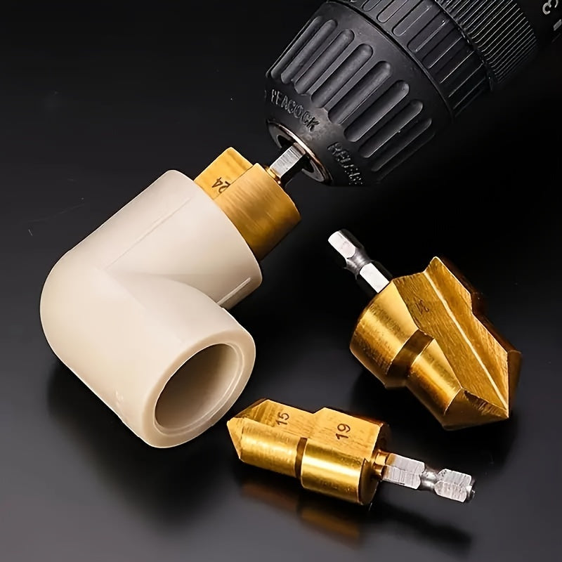 Steel PPR Water Pipe Reamer Drill Bits 20/25/32mm Hex Shank for Electric Drills