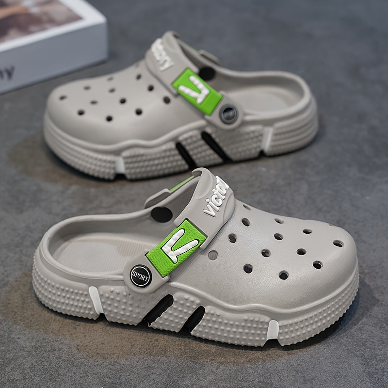 Дышащие EVA-тапочки для детей для мальчиков и девочек, всесезонные, нескользящие, для дома и улицы