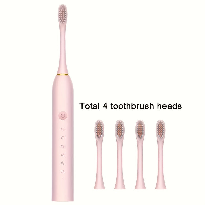 Electric Toothbrush for Adults with 6-Speed Mode Rechargeable USB Headset
