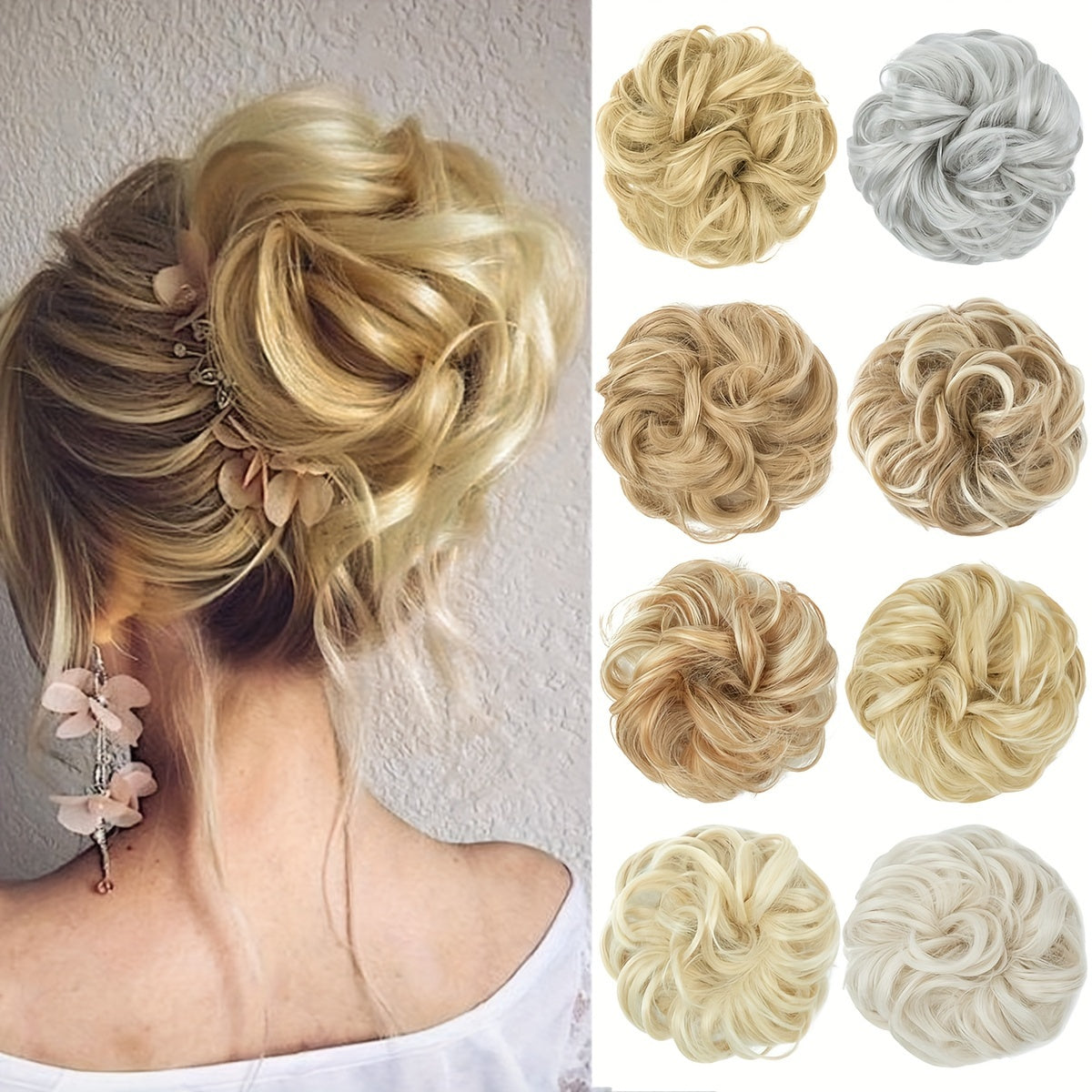 Adult Women Hair Curling Curtain With 40 Colors Synthetic Fiber High-Temperature Silk