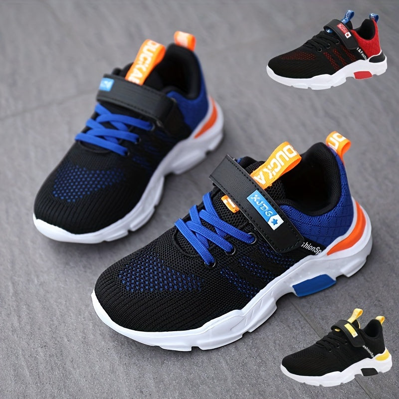 Мужские дышащие сетчатые кроссовки для возрастных групп до 14 лет с застежкой-кисточкой и подошвой из ЭВА