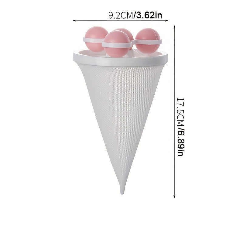 Qayta ishlatiladigan kir yuvish uchun iflosliklarni yigʻish sumkasi filtri, kiyimlar uchun, sochlar, tolalar, uy hayvonlari tuklarini olib tashlash