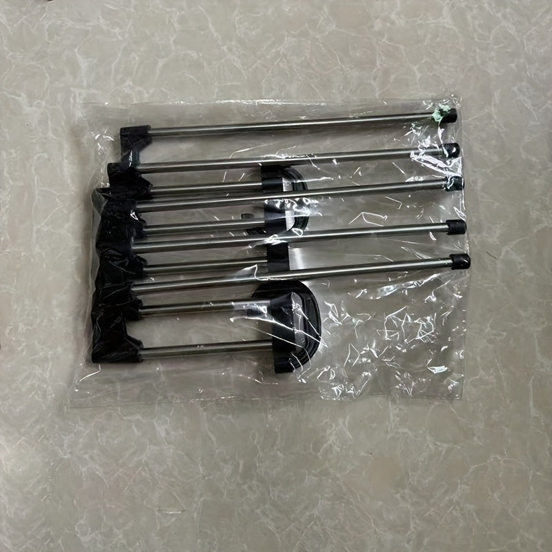 Perchero multifuncional para organización de armario, almacenamiento de pantalones y ropa