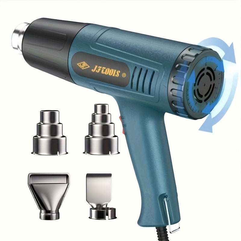 European 110V/220V Heat Gun with Adjustable Temperature and Fan Control