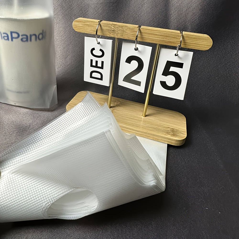 100 Pack Plastic Coffee and Beverage Packaging Bags, White Transparent, Disposable