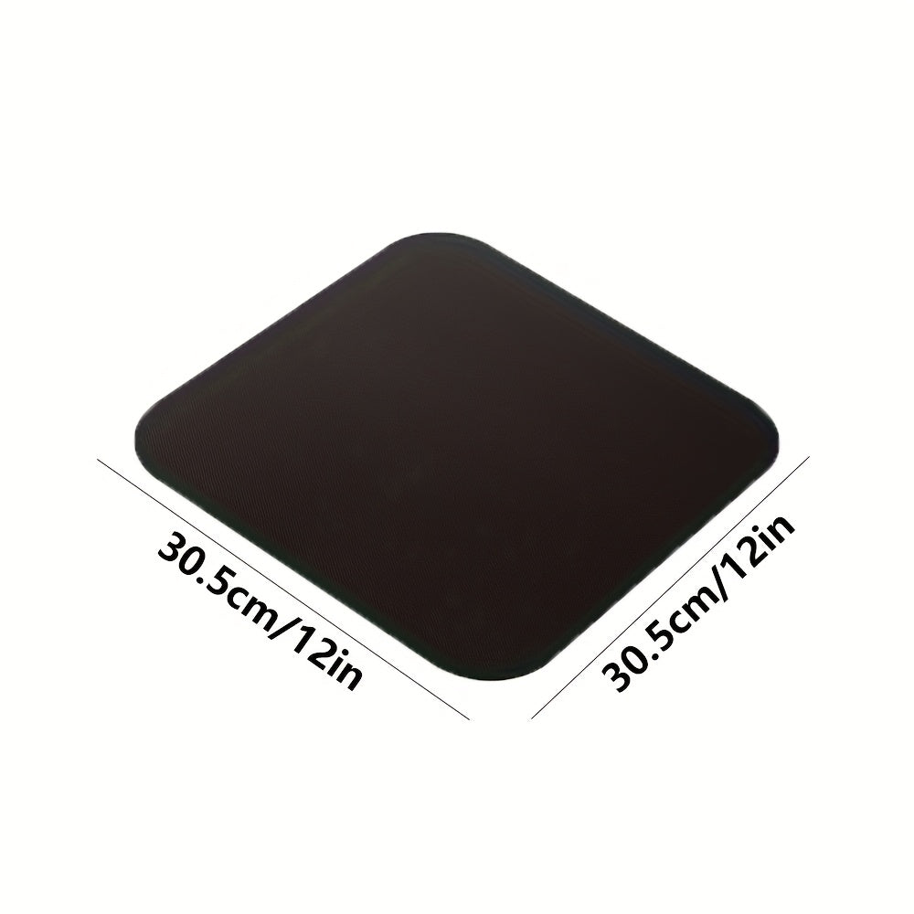 Set of 2 or 4 Non-Stick Reusable Oven Mats for 12-Inch Square Air Fryers Microwave Safe Easy to Clean