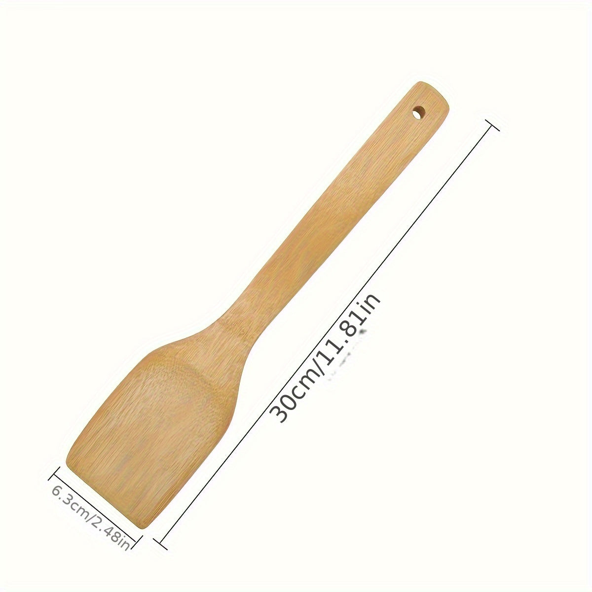 Bamboo Wood Spatula Non-Stick Cooking Kitchen Utensil