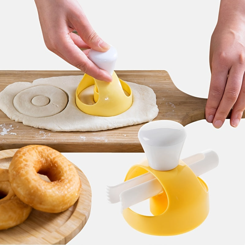 Dessert Baking Tools Set Including Pastry Cutter Stencil and Doughnut Mould