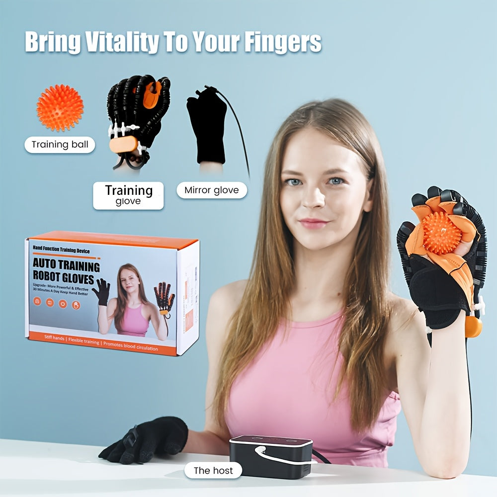 Auto Hand Training Robot Gloves for Finger Exercise USB Plug-in Hand Exercise Equipment