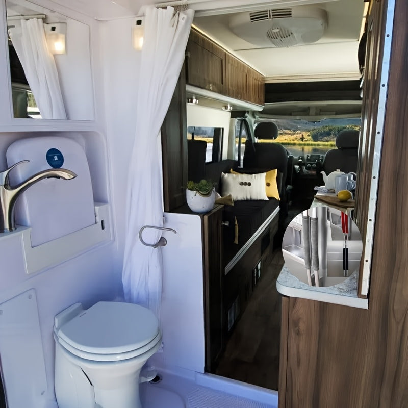 2-Pack Non-Slip Refrigerator Handle Covers Polyester Fiber Gray Red