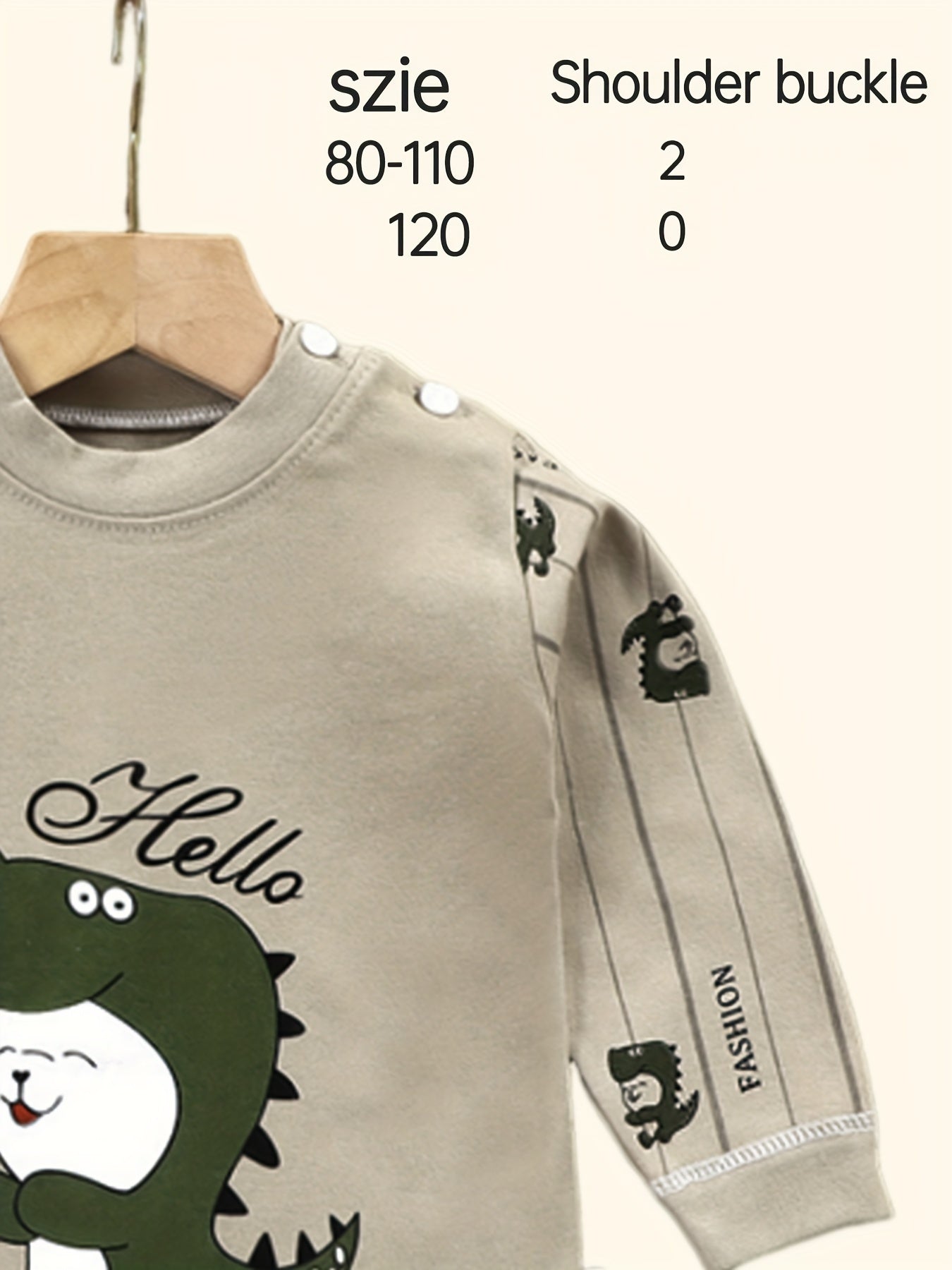 Children's Cotton Autumn Clothing Set for Kids Over 3 Years Long Sleeve Top and Pants