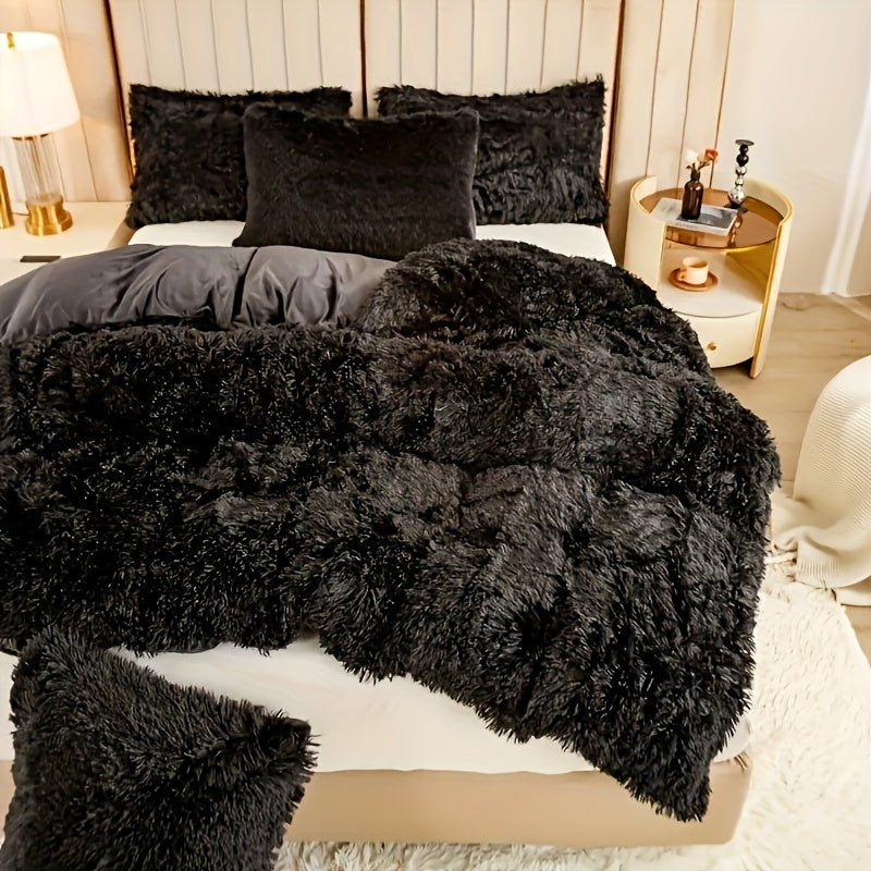 Space Themed Duvet Cover Set with Pillowcases Soft Polyester All-Season Bedding Christmas Gift 3 Pieces