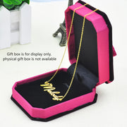 Personalized Heart Pendant Necklace Stainless Steel Boho Jewelry for Bridesmaids Gifts