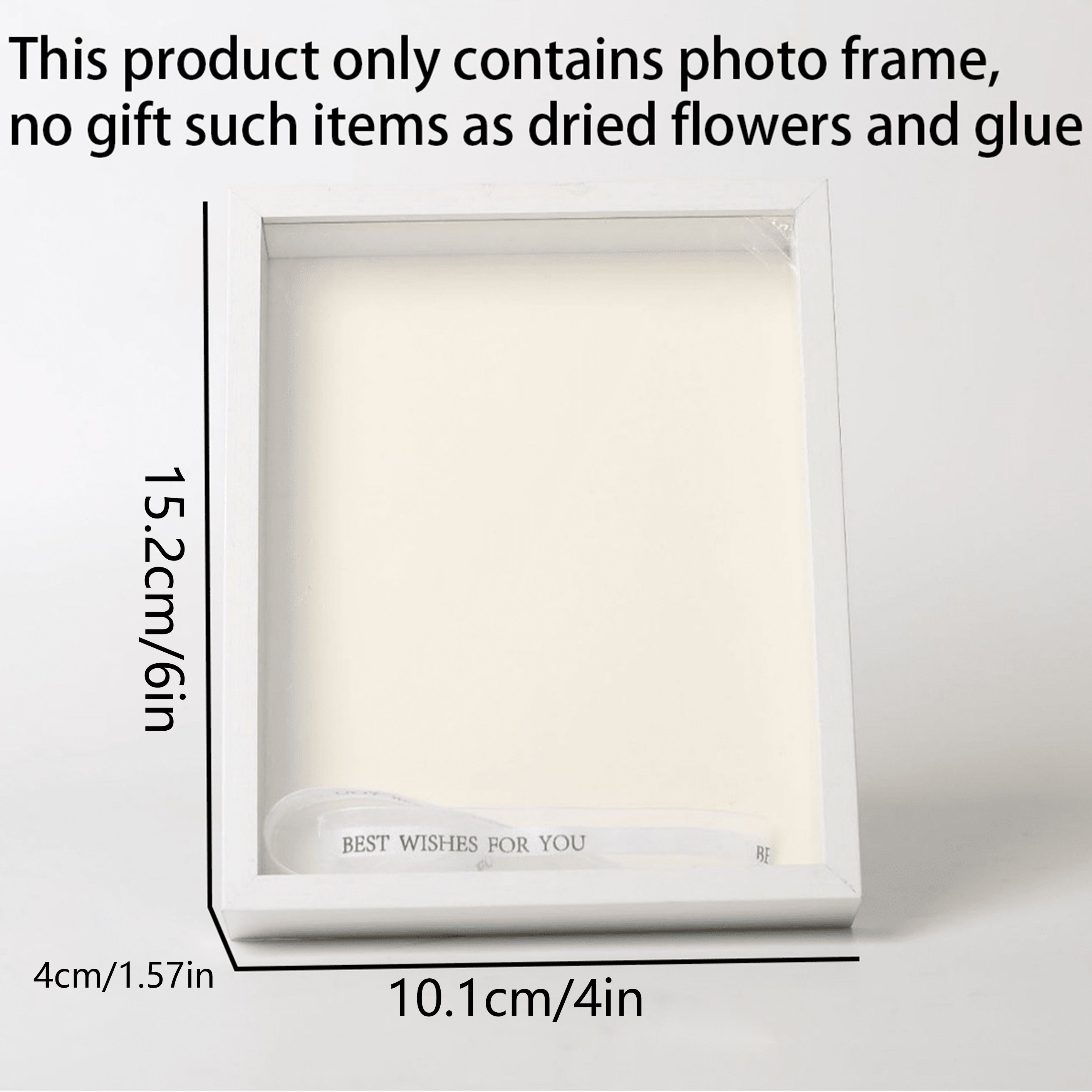 DIY Stol usti bezak: Quruq gullar, o'simliklar va namuna ko'rsatish uchun bo'sh fotosurat ramkasi