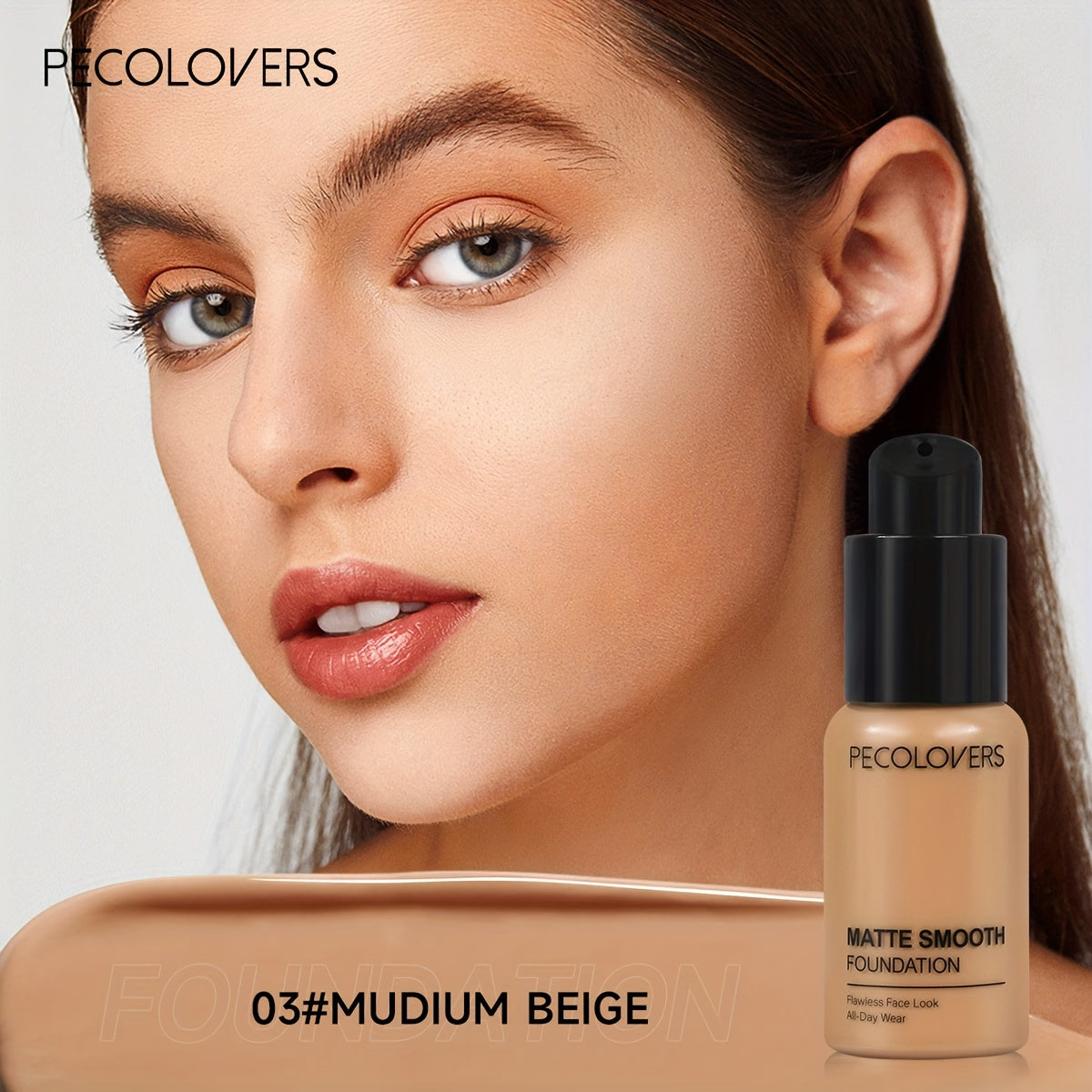Flawless Liquid Foundation Full Coverage Waterproof Long-Lasting Concealer